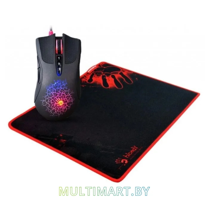 Игровая мышь + коврик A4Tech BLOODY A9081